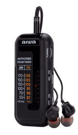 Aiwa RM-10BK bærbar radio, Sort