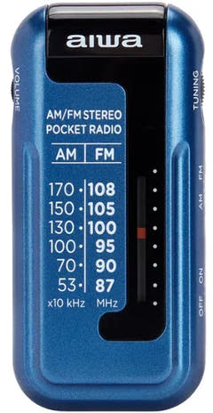 Aiwa RM-10BL bærbar radio, Blå