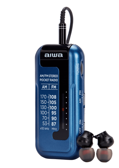 Aiwa RM-10BL bærbar radio, Blå