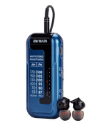 Aiwa RM-10BL bærbar radio, Blå