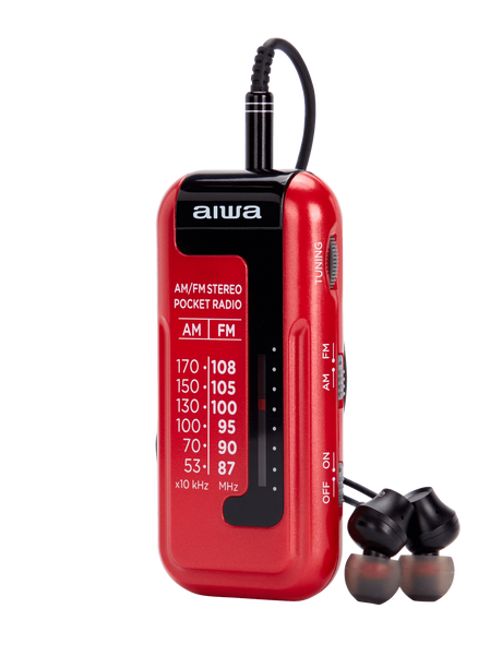 Aiwa RM-10RD bærbar radio, Rød
