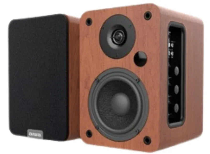 AIWA SPA-200 Aktive Højttalere – Bluetooth & HDMI ARC,brun