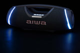 AIWA SPB-680 – 20W Portable Bluetooth Party Speaker med RGB-lys, Grå