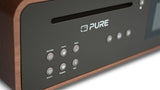 Pure Classic Stereo Hi-Fi System – DAB+, CD, Bluetooth, 100W, Valnød