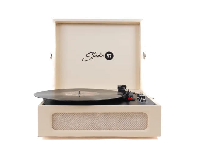 Studio 57 Groovy Pladespiller (Cream)