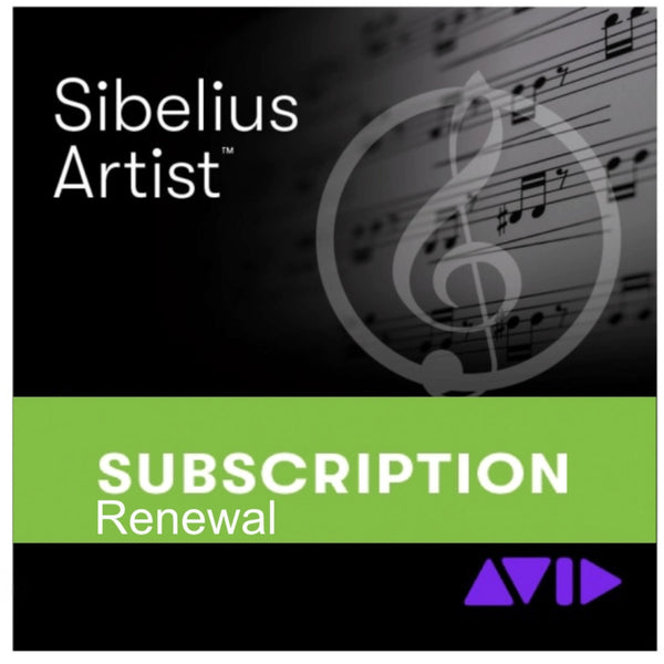 Sibelius Artist Subscription RENEWAL