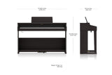 Roland RP701 El Klaver (Sort)