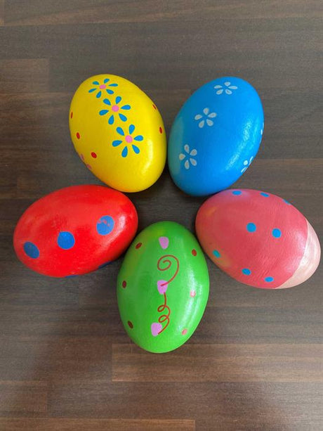 Rytme æg - Egg shaker - 5 stk pakning