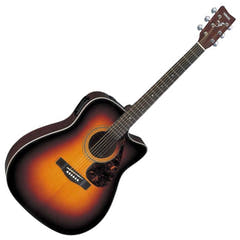 Yamaha FX370C Western Guitar (Tobacco Brown Sunburst) Bundle