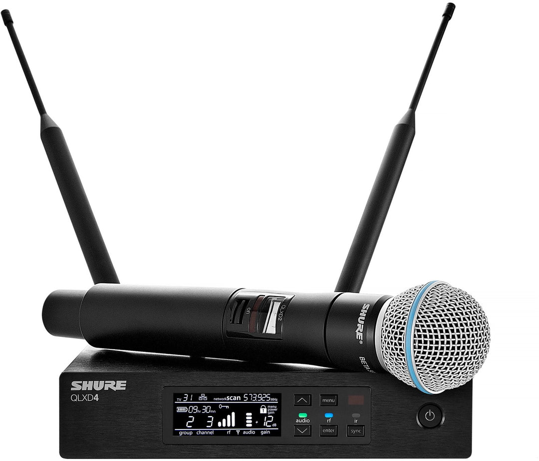 Shure QLXD24E/B58 K51 Håndholdt Mikrofon System Beta58