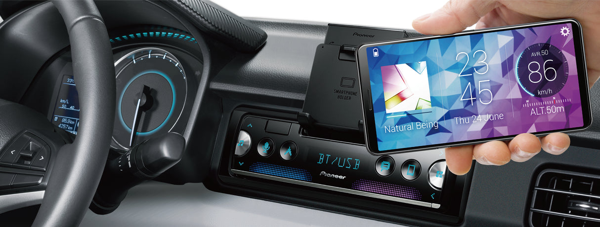 Pioneer SPH-20DAB Smartphone Receiver m. DAB og Bluetooth