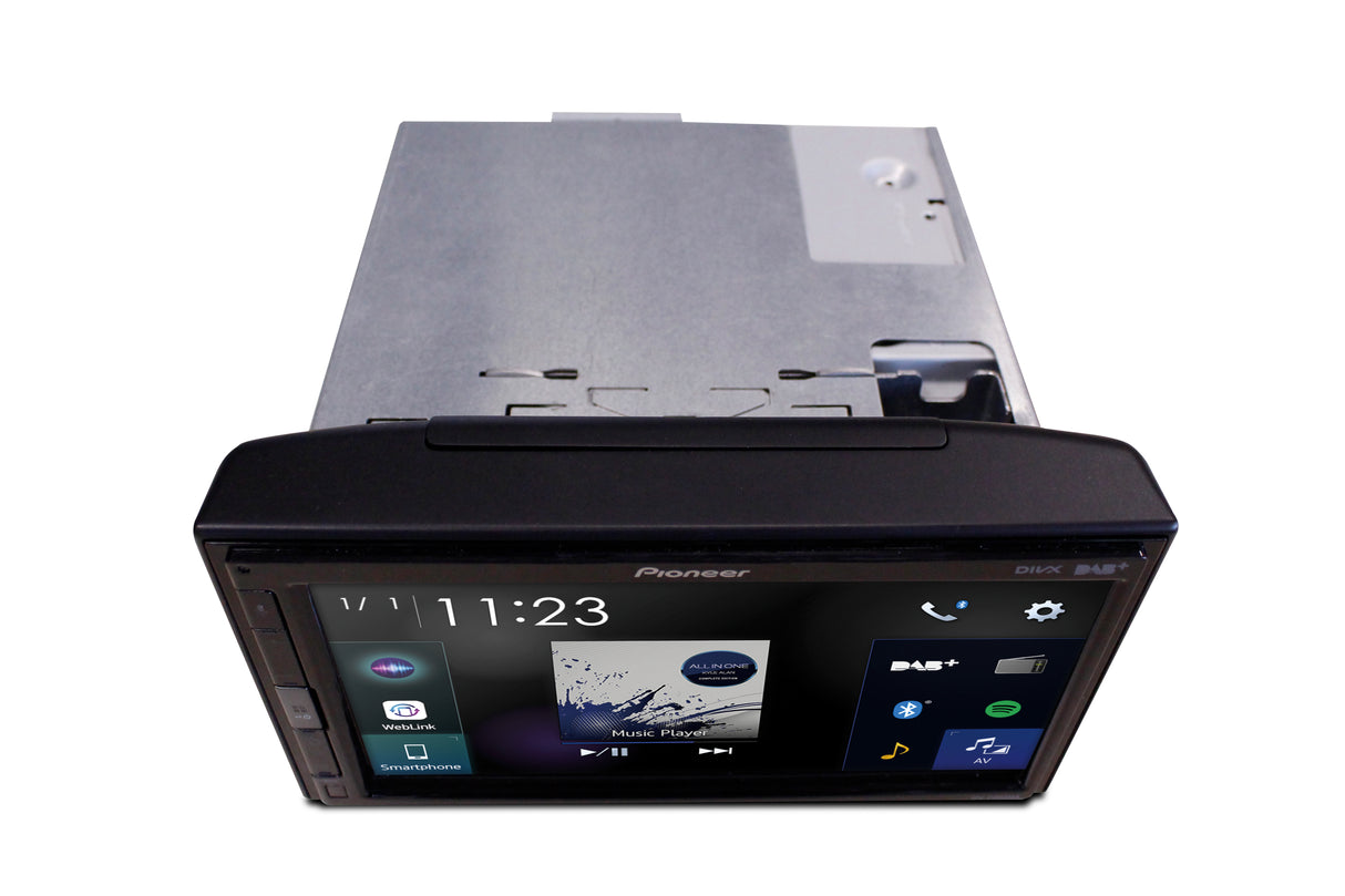 Pioneer SPH-EVO62DAB-Uni 1-DIN Bilstereo m. Apple CarPlay, DAB og Bluetooth