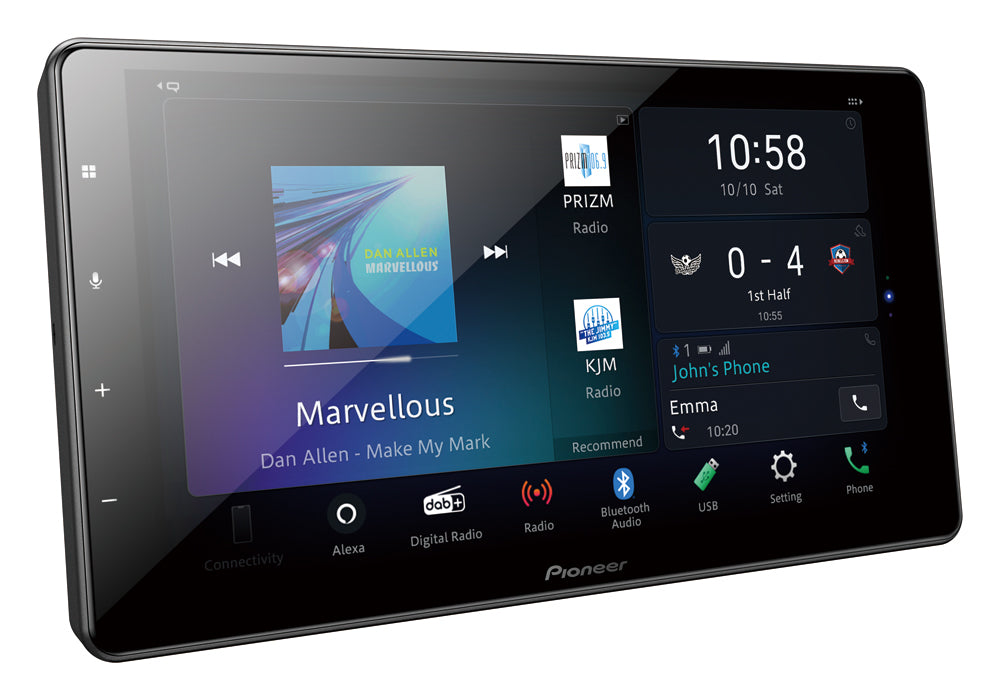 Pioneer SPH-EVO93DAB-UNI Medieafspiller m. Apple CarPlay (9")