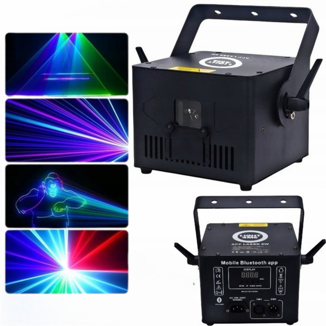 Light4Me 5 W laser med RGB og app-styring