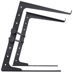 Laptopstativ med monteringsbeslag – justerbart til 12–17", Sort