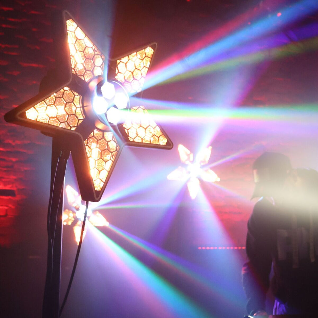 Light4Me STARLIGHT 3-i-1 LED Retroeffekt med Bee Eye