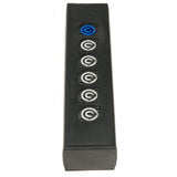 Stikplanke - Powercon ind samt 5x powercon ud