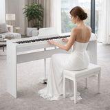 Suprimo SDP88 WH Digital Piano 88 med vægtede Tangenter, Hvid
