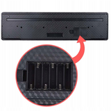 SUPRIMO 6109L Keyboard med Lysende Tangenter, Mikrofon og Nodestativ