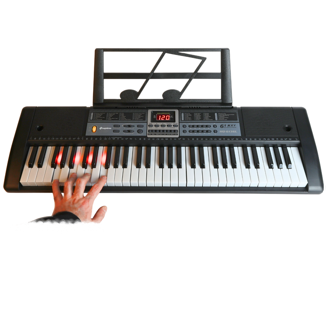SUPRIMO 6136L keyboard med mikrofon