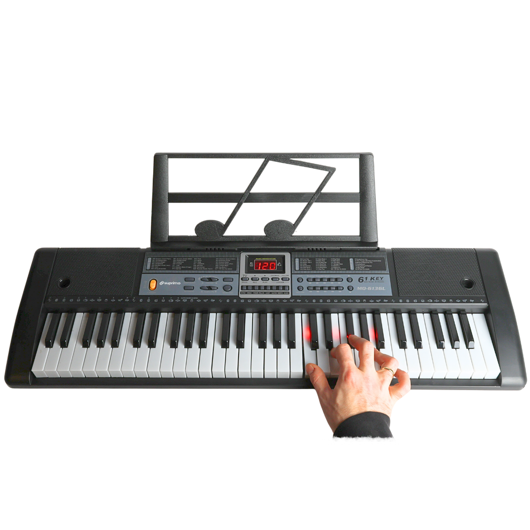 SUPRIMO 6136L keyboard med mikrofon