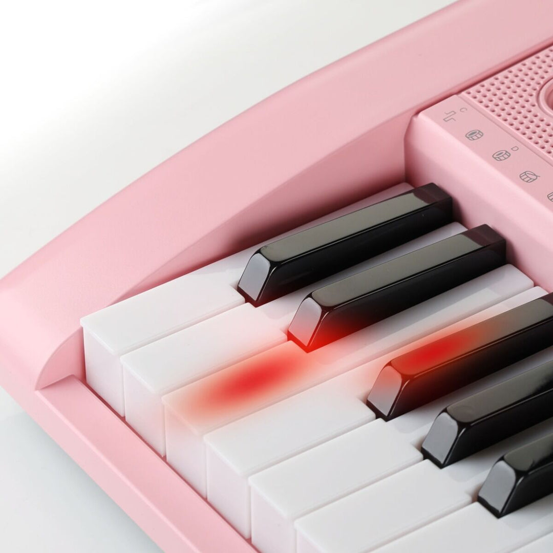 Suprimo Keyboard til Børn med Mikrofon – Pink