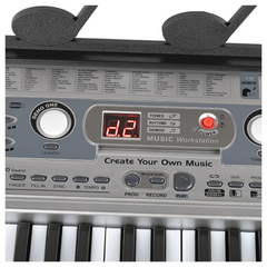 SUPRIMO 824 USB Keyboard med mikrofon, MP3-afspiller og nodestativ