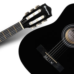 Suprimo CGS3 BK Klassisk Guitar 4/4 – Sort Begyndersæt