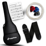 Suprimo CGS2 BK Klassisk Guitar 4/4 – Sort Begyndersæt
