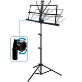 Nodestativ med taske – foldbart og højdejusterbart 65–130 cm