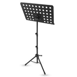 D4 Nodestativ Justerbart 82-146 cm, Sort