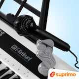 SUPRIMO KEY61 KD Keyboard 61 Tangenter med Mikrofon, Hvid