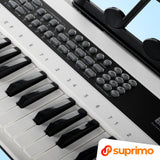 SUPRIMO KEY61 KD Keyboard 61 Tangenter med Mikrofon, Hvid