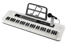 SUPRIMO KEY61 KD Keyboard 61 Tangenter med Mikrofon, Hvid