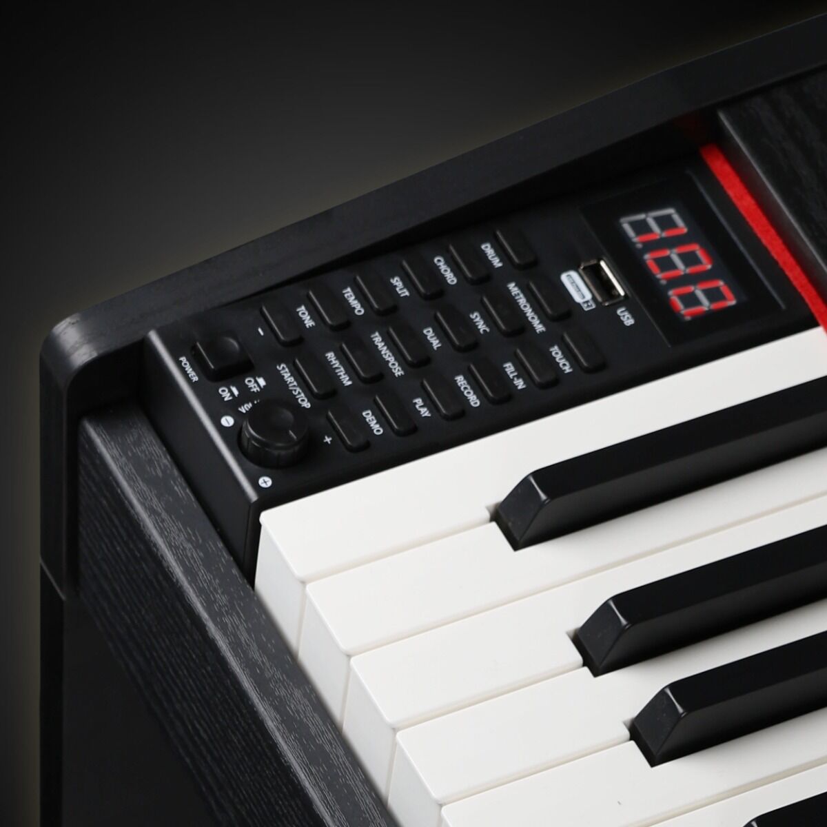Suprimo SDP88 BK Digital Piano 88 med vægtede tangenter, Sort