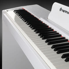 Suprimo SDP88 WH Digital Piano 88 med vægtede Tangenter, Hvid