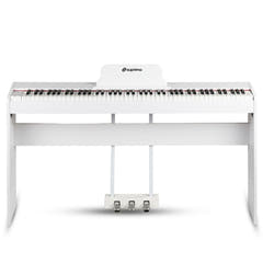 Suprimo SDP88 WH Digital Piano 88 med vægtede Tangenter, Hvid