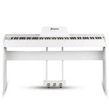Suprimo SDP88 WH Digital Piano 88 med vægtede Tangenter, Hvid
