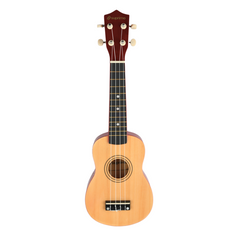 Sopran ukulele; naturligt træ