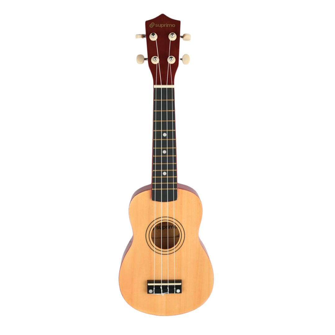 Sopran ukulele; naturligt træ
