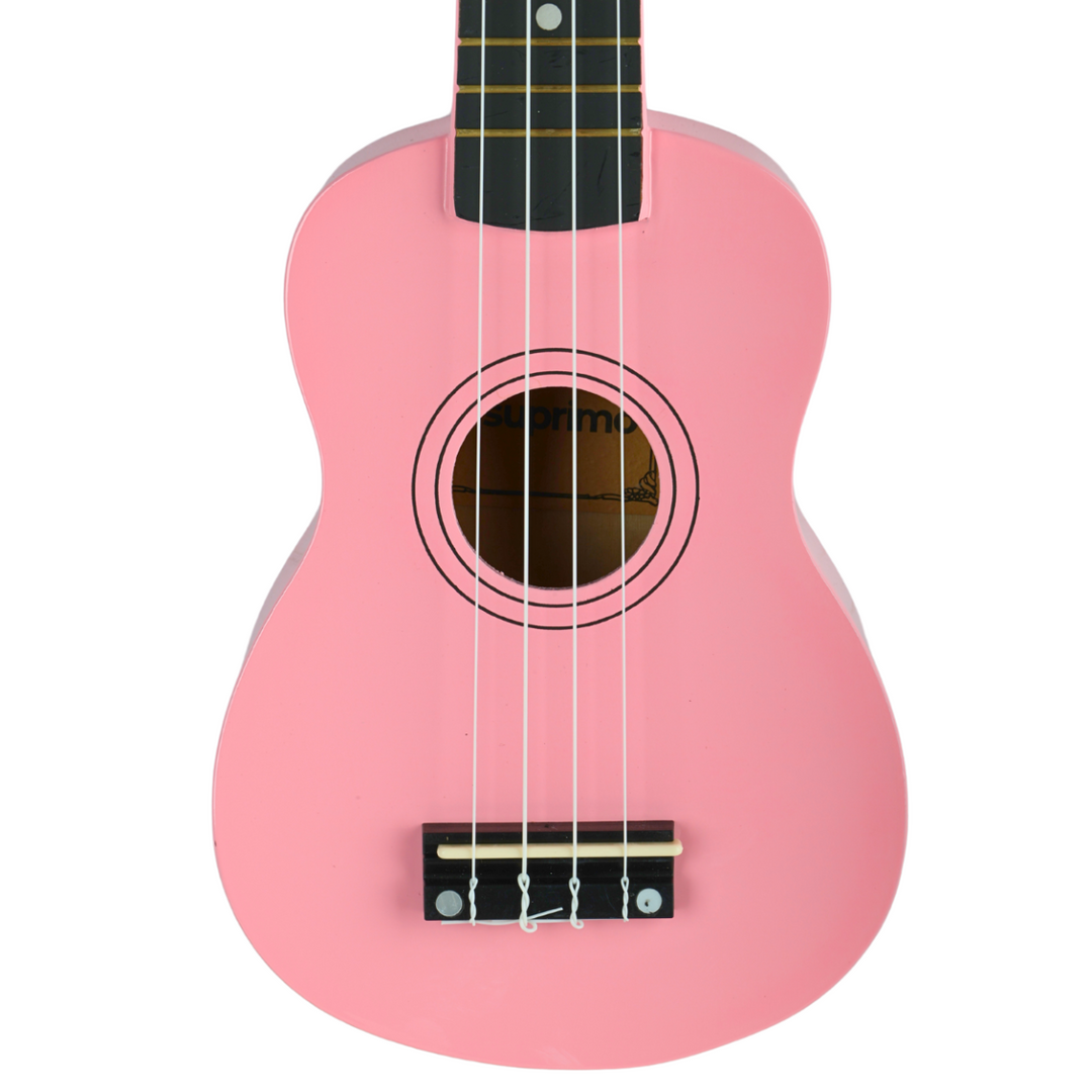 Sopran ukulele, pink træ