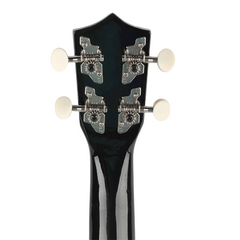 Ukulelesæt med Etui, Tuner og Tilbehør, Sort