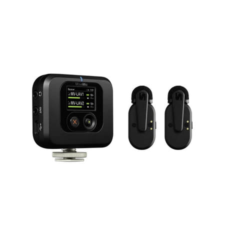 Shure MoveMic Two Bluetooth Kamera Sæt (2 Mikrofoner)