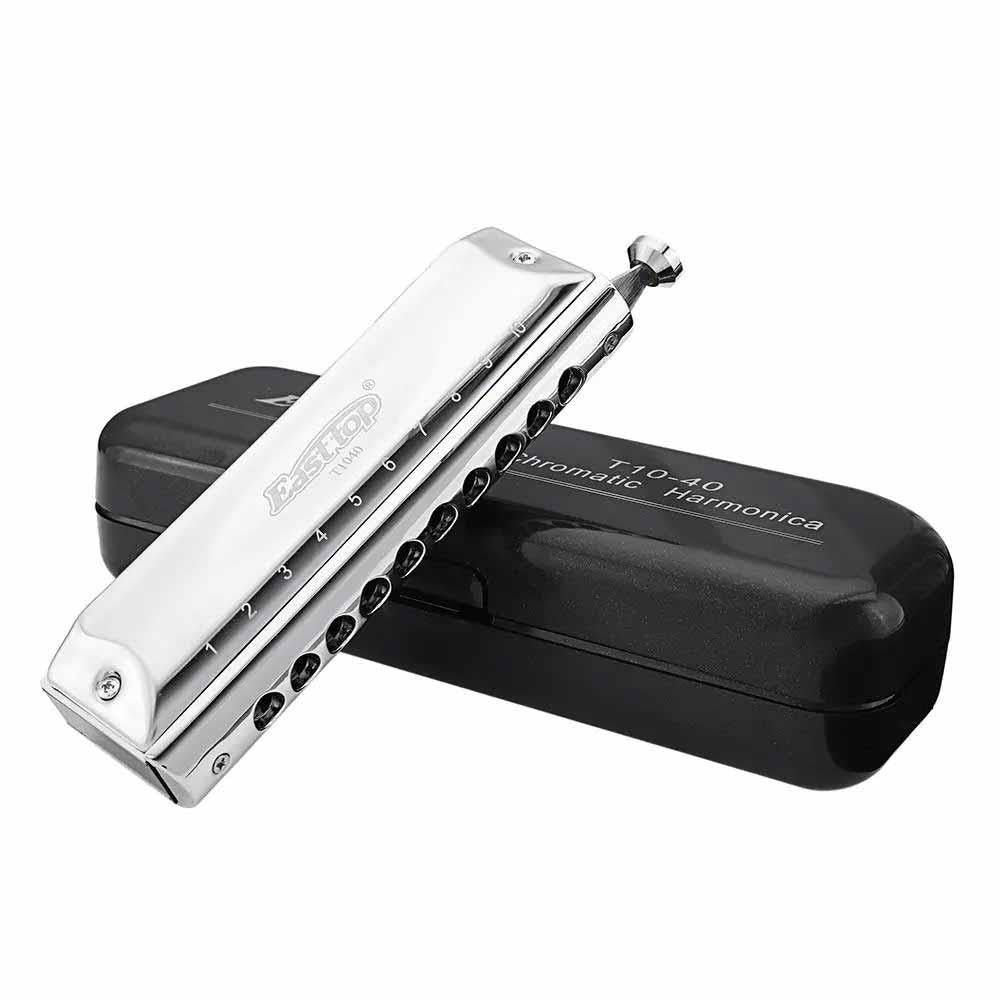 Easttop T1040 KRomatisk 10-huls Mundharmonika (C)