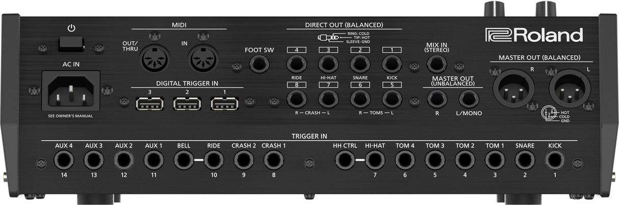 Roland VAD706 El-trommesæt (Gloss Natural)