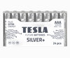 Tesla Silver+ AAA Alkaline Batterier (24 stk)