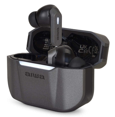 Aiwa ETWS-330TN TWS-øretelefoner, Titanium