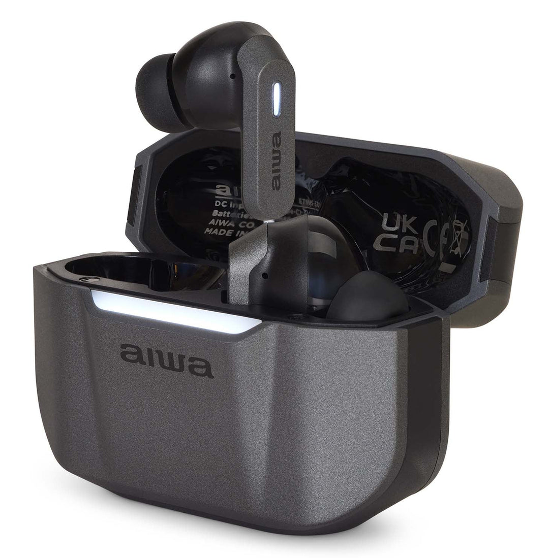 Aiwa ETWS-330TN TWS-øretelefoner, Titanium