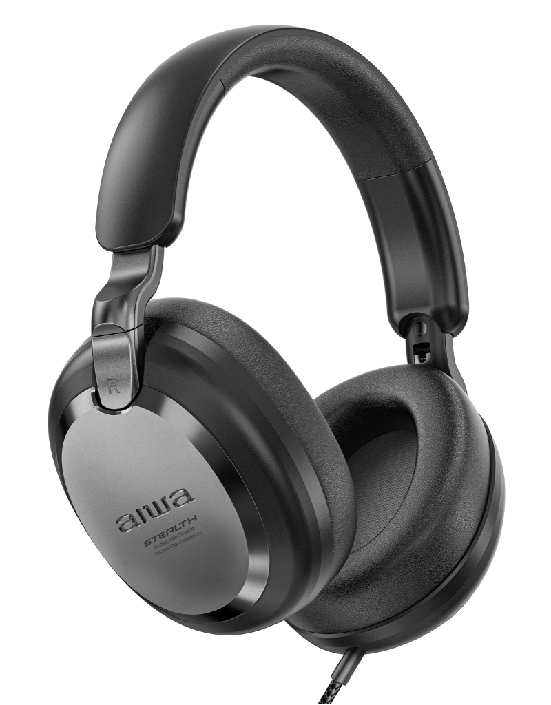 Aiwa HD-450TN trådløse hovedtelefoner, Titanium