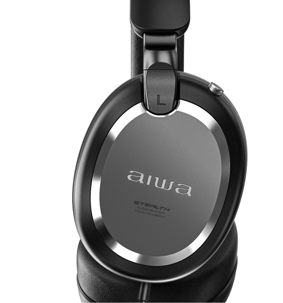 Aiwa HD-450TN trådløse hovedtelefoner, Titanium